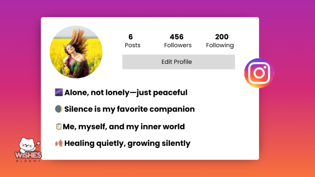 2 Line Bio for Instagram for Girl